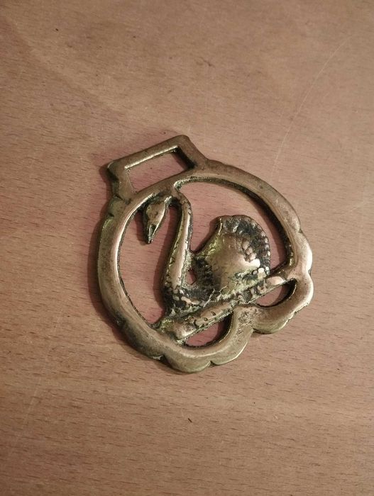 Fivela Latão Sela Cavalo - Cisne