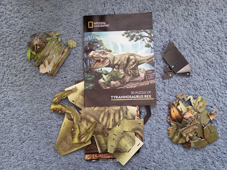 Tyrannosaurus rex 3d puzzle national geographic