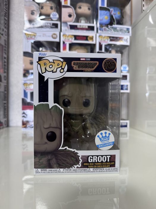 Колекційна фігурка Funko Pop! Marvel персонажа Groot (Грут) із фільму «Вартові Галактики 3»