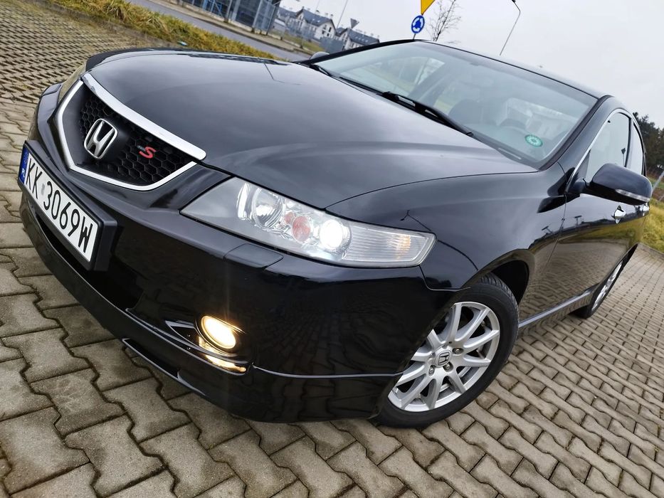 Honda Accord 2.4 V-TEC~190 KM~TYPE S~Xenon~Czarna~Alu~Jedyne 125 tys km~Perfekt~