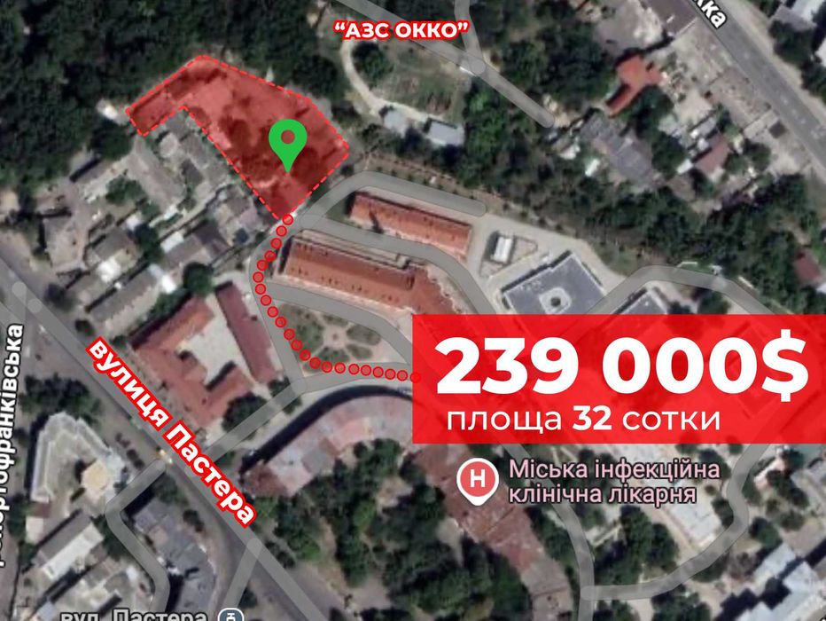 Земля 32 сотки в центре от владельца. Приморский район