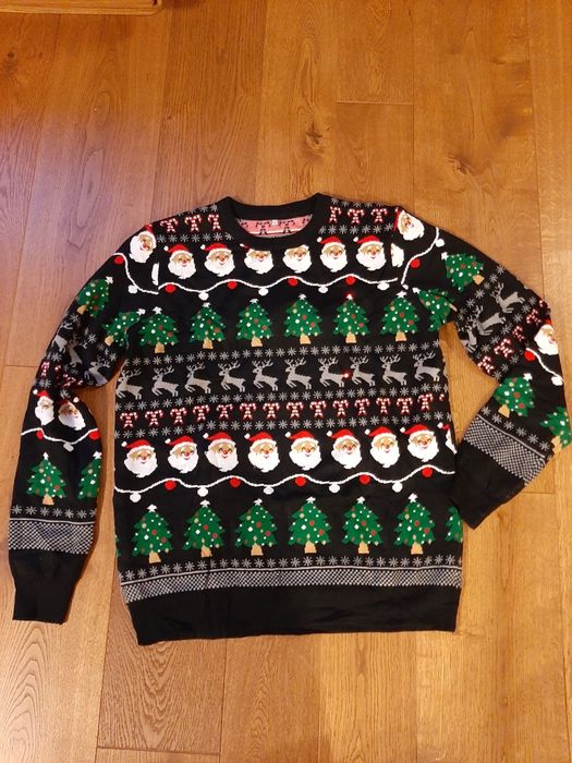 Swetr świąteczny z diodami XL