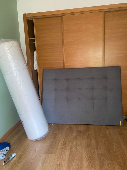Cama casal + colchão 160x200