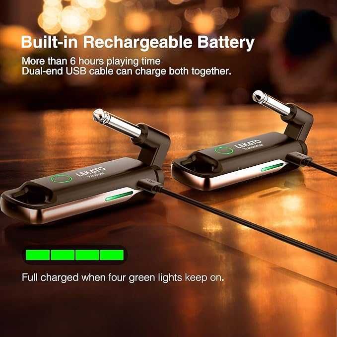 Bezprzewodowy system gitarowy LEKATO