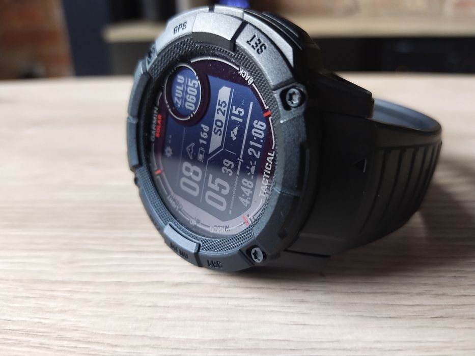 Garmin Instinct 2X Solar Tactical nietrafiony prezent, idealny stan