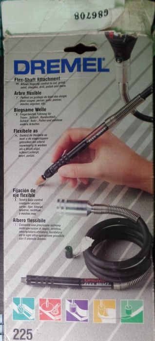 Dremel mais Eixo Flexível usado (Baú)