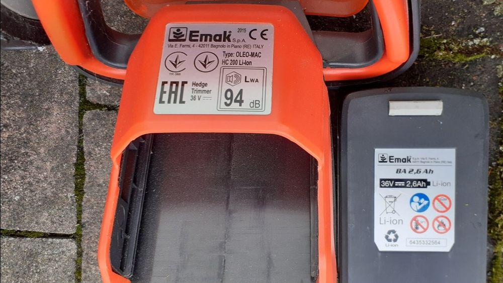 Zestaw ogrodowy Emak kosiarka, nożyce