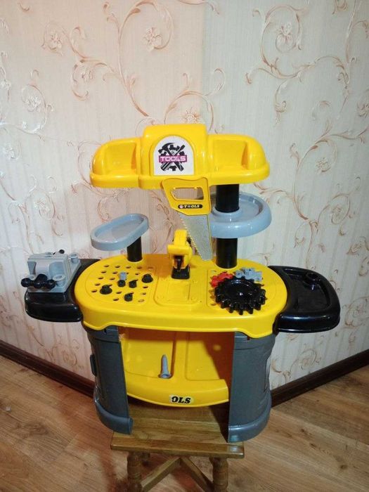 Дитячий ігровий верстак з інструментами / Столик майстра Tools