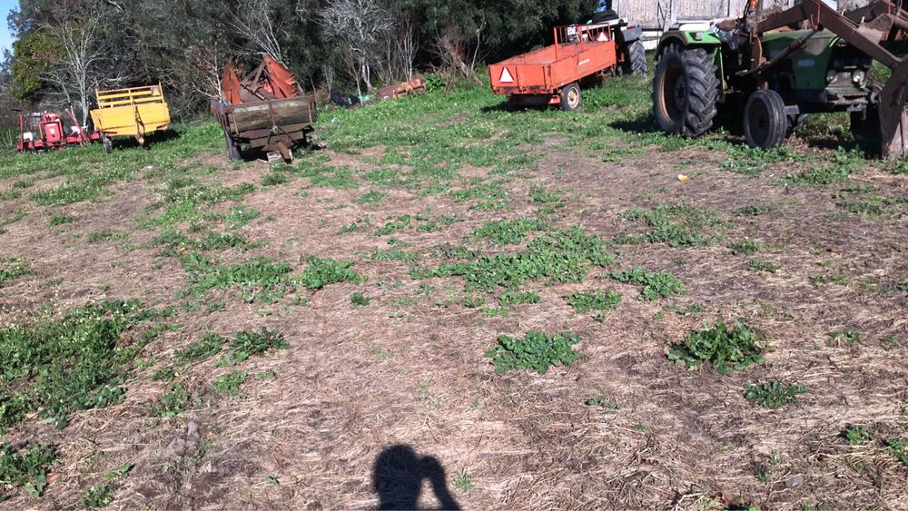 Reboque agricola com documentos para reparar