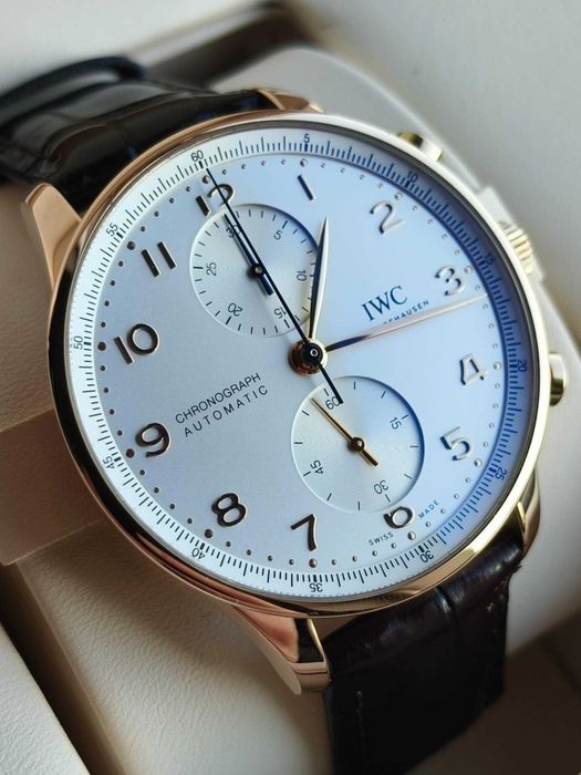 Nowy IWC Portugieser Chrono 41mm Rose Gold 2025r, / Gwar. do 2033r.