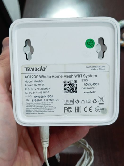 Tenda Nova MW5G 
Sistema WiFi Mesh