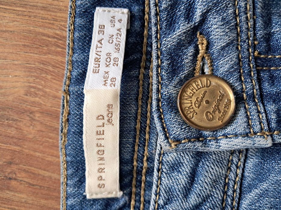 Spódnica mini jeans Springfield r. 38