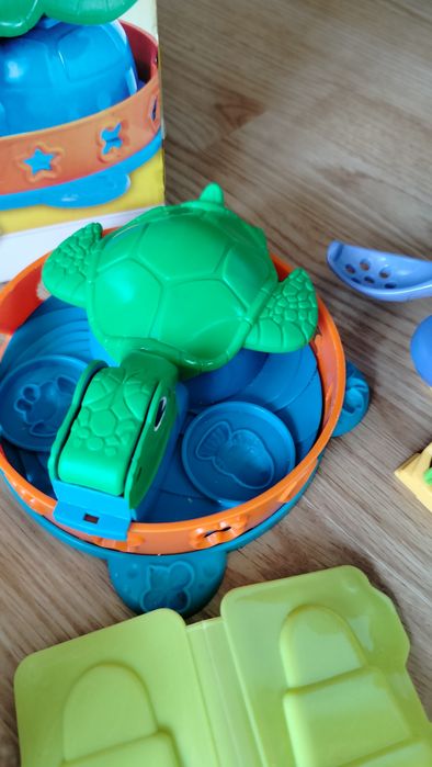 Duży zestaw Play-doh małpka, ośmiornica, żółw,klaun inne Plus gratis