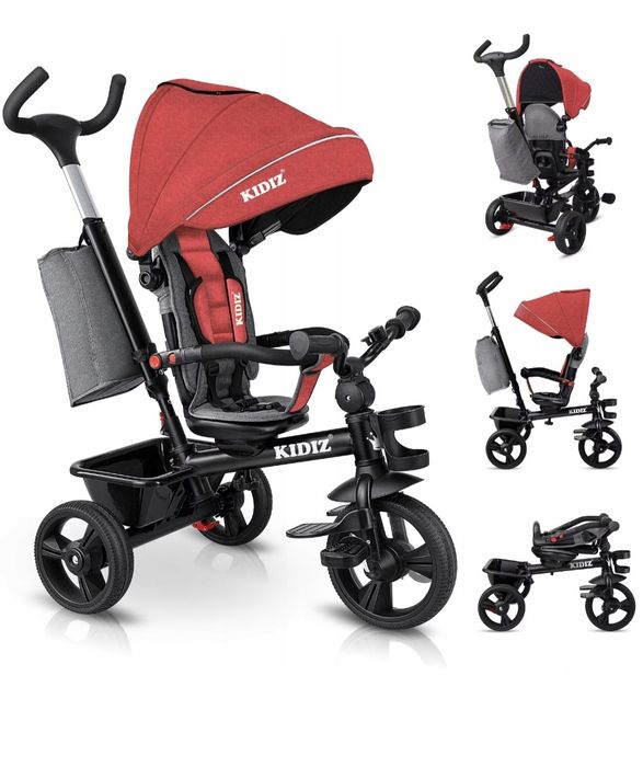 Rowerek Trójkołowy 5w1 Rośnie z Dzieckiem Obrotowe Siedzisko