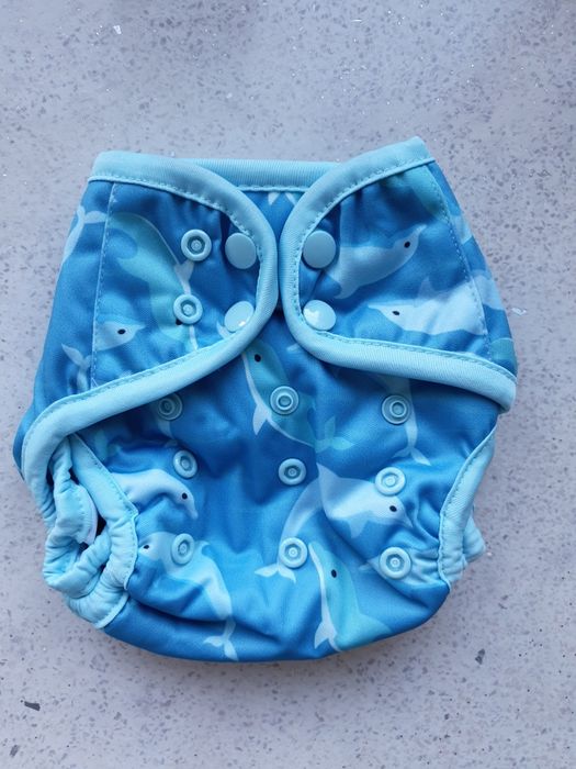 Nowa kieszonka OS - pieluszki wielorazowe - delfiny