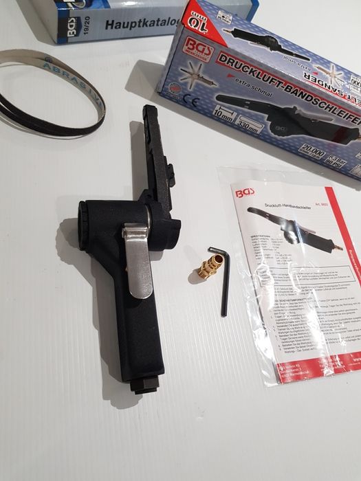 Lixadeira de cinta Pneumatica para cintas de lixa de 10 mm - Germany