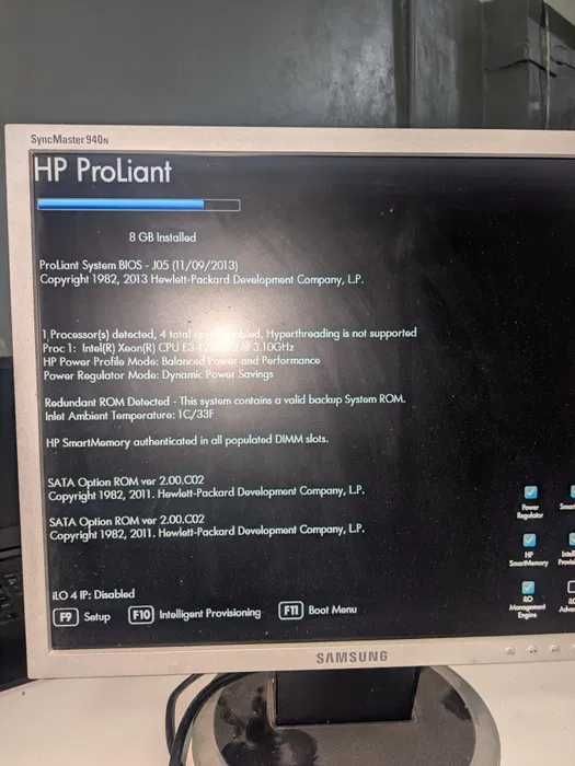 Сервер HP ProLiant DL320e Gen8