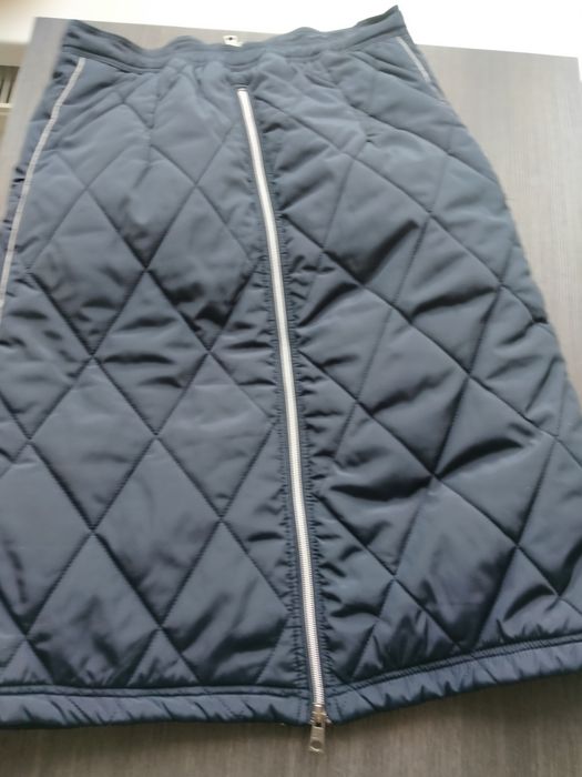 Стёганая крутая юбка