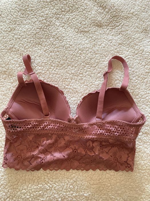 Bralette HM cor rosa velho novo 75 B