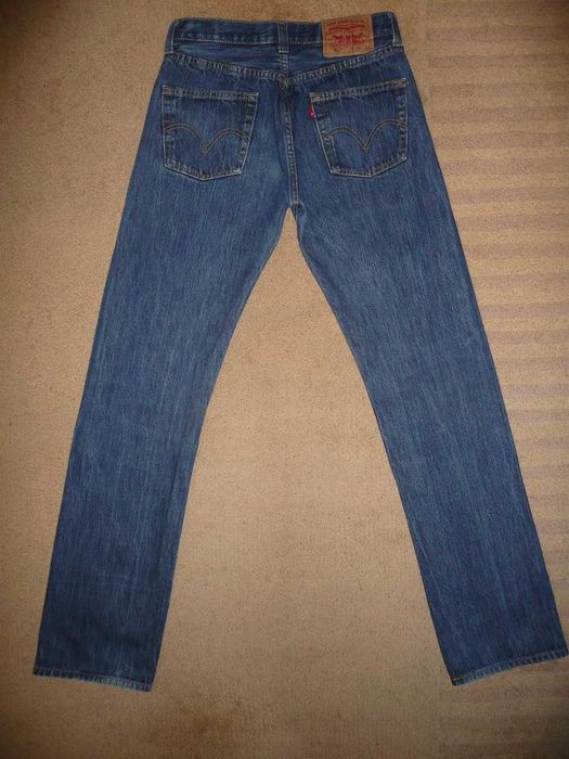 Spodnie dżinsy LEVIS 501 W29/L34=36,5/107cm jeansy