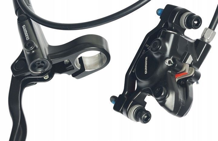 Hamulec hydrauliczny Shimano MT200 przedni adapter 180mm zestaw zalany