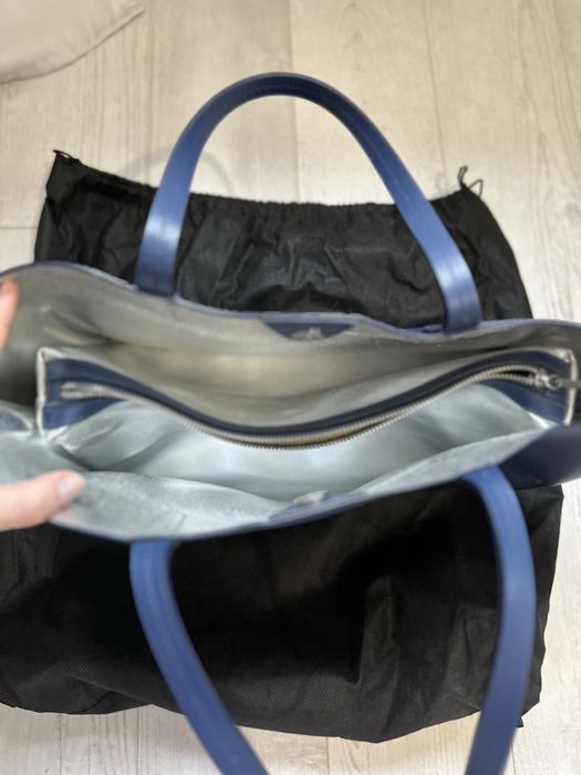 Шкіряна сумка tote bag Carlo Pozolini