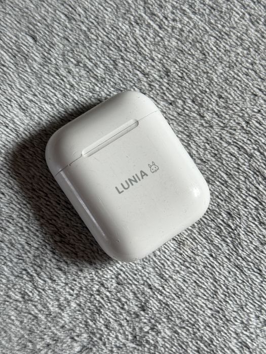 Apple AirPods 2 | Oryginalne | Grawer "LUNIA" | Etui + Słuchawki