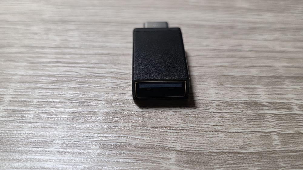 Adapter USB 3.0 -> USB -C , czarny