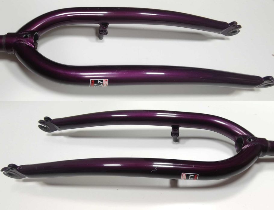 Rarytas sztywny widelec Univega 1" stalowy 26" Formula ahead 871g