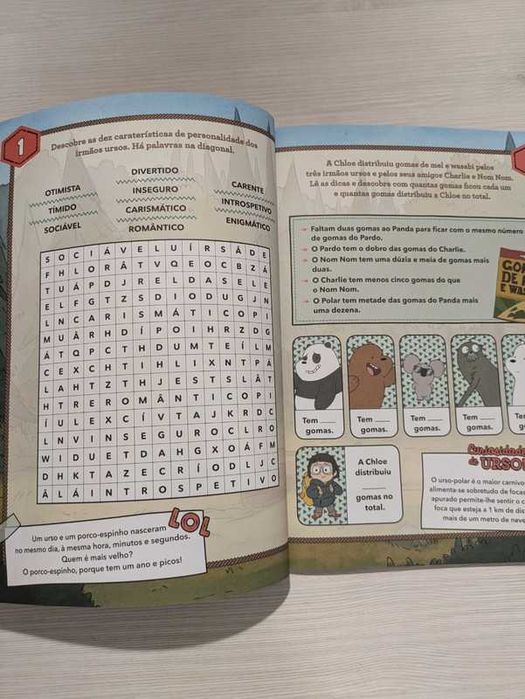 Livro Nós, os Ursos - Jogos e atividades (Novo)