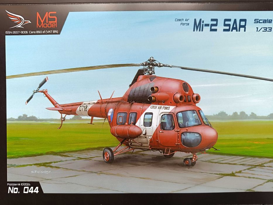 Model kartonowy MS Model 044: Śmigłowiec Mi-2 SAR