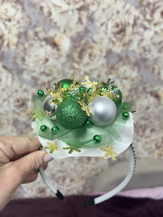 Сукня Ялинка в комплекті з обручем)на зріст 116-122 см