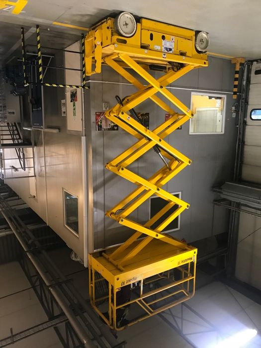 Wynajem podnośnika zwyżka 10 metrów HAULOTTE JLG GENIE MANITOU