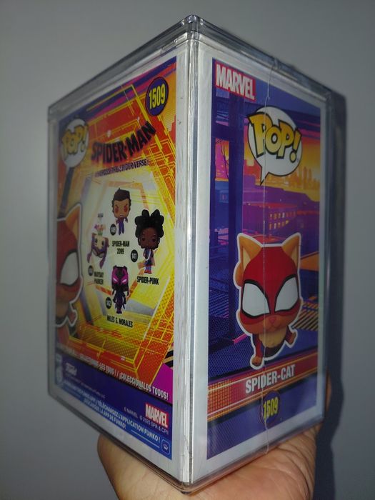 Funko Pop Spider-Man Across the Spider-verse Spider-Cat Flocked Limited Edition Ultra 5000 Pcs