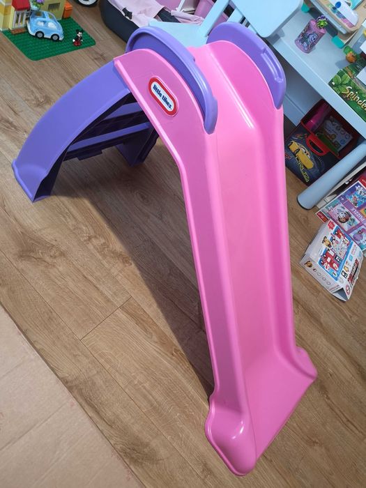 Zjeżdżalnia Little Tikes mała różowa