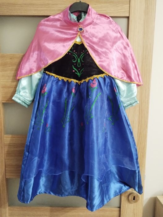 Strój Anna kraina lodu 130 cm
