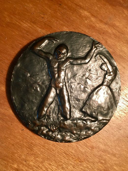 MANUEL de FALLA (1876 a 1946) - medalha de bronze - 68 mm