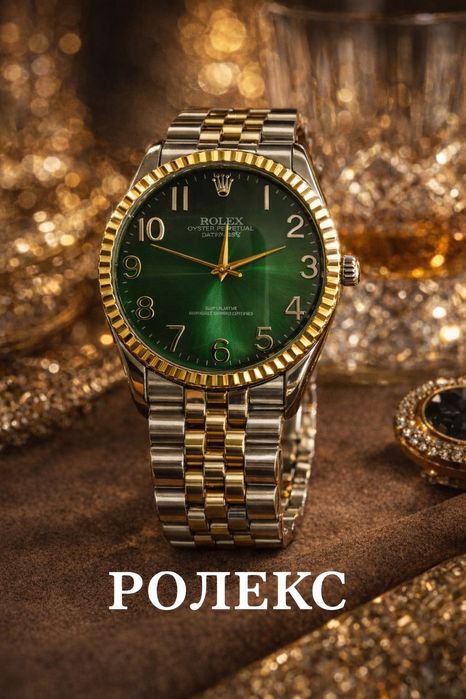 Rolex oyster perpetual day date quartz water resistant