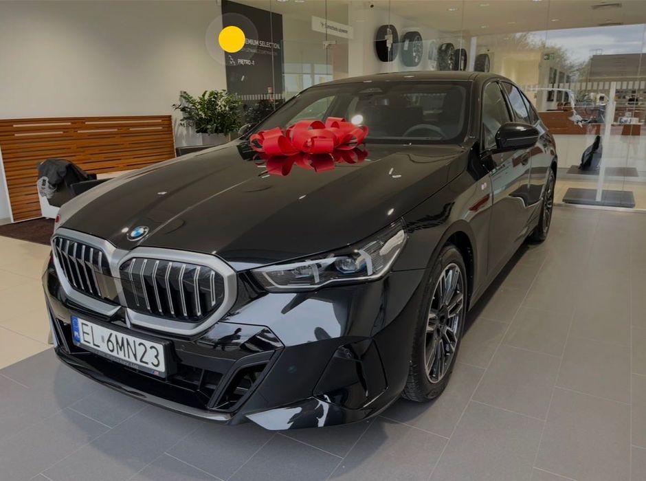 Auto do ślubu BMW seria 5 2025 nowe!
