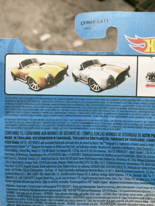 Hot Wheels cokor shifters Shelby cobra 427 s/c resorek autko nowy