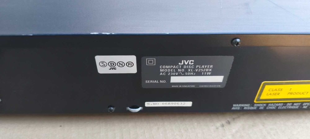 CD-плеєр JVC XL-V252BK / Програвач компакт-дисків / Hi-Fi дека JVC
