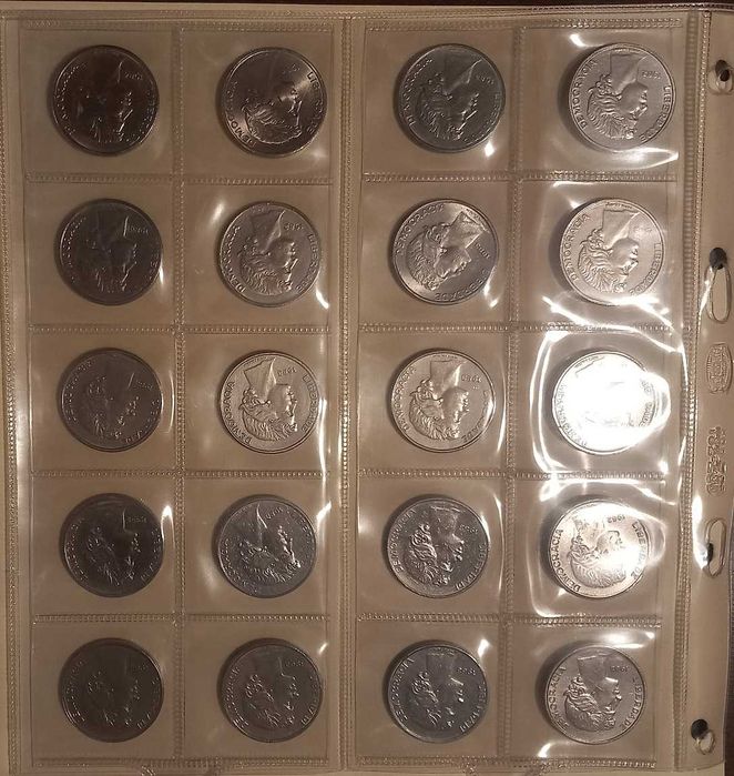 Lote 80 moedas de 25 escudos 1978 a 1986