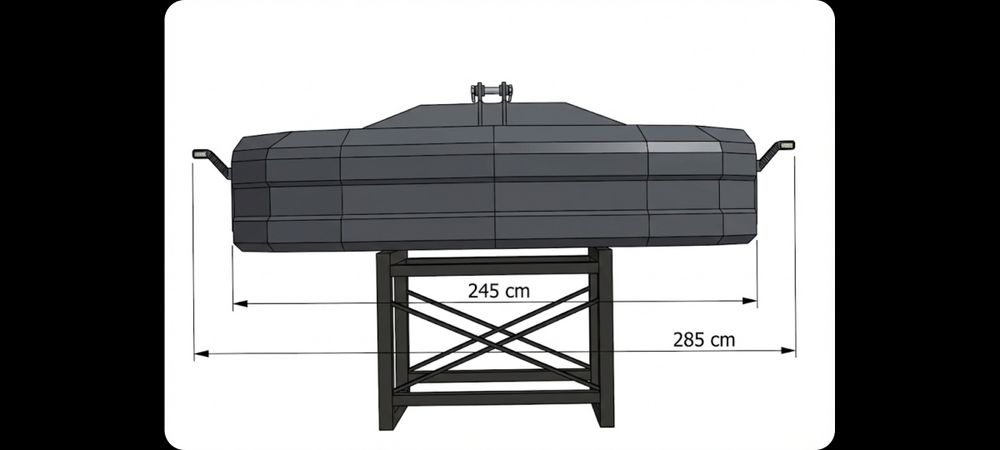 Obciążnik Balast do  ciągnika 1500kg