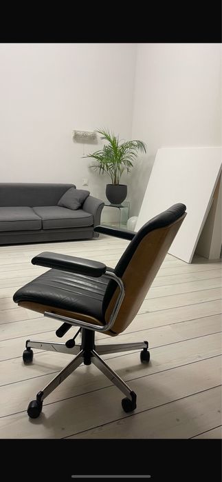 Fotel biurowy Martin Stoll Giroflex proj. Karl Dittert Niemcy lata 60