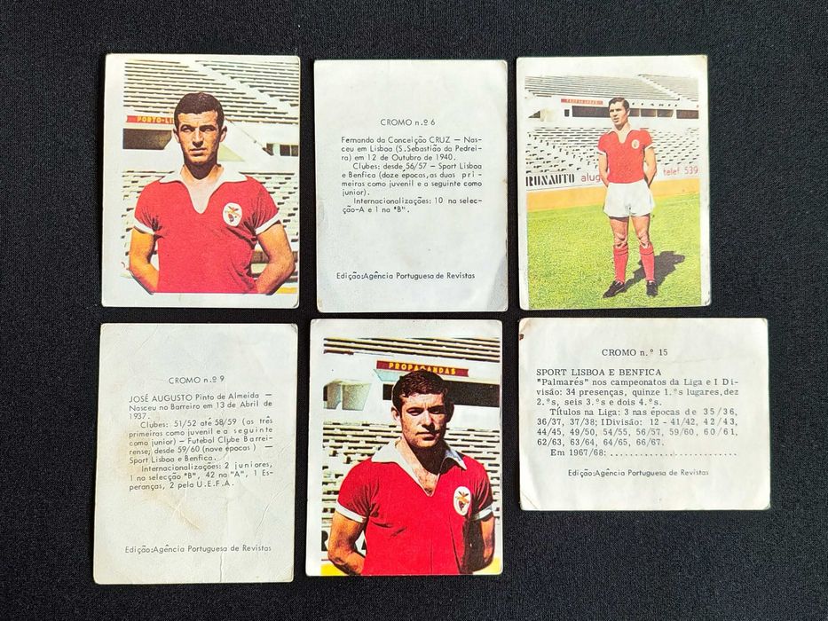 Cromos SL Benfica 1967/68