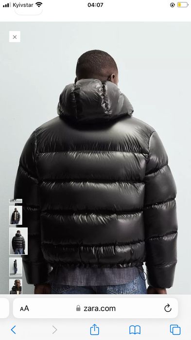 Пуховик зара,puffer