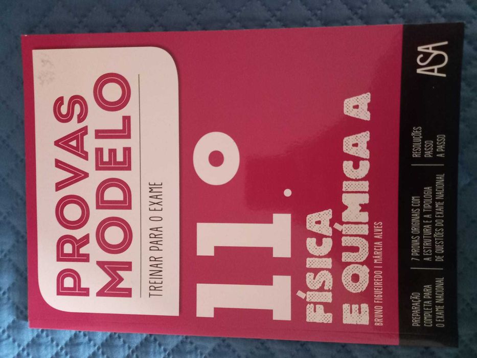 Livros de Exames Física e Química 11.º ano