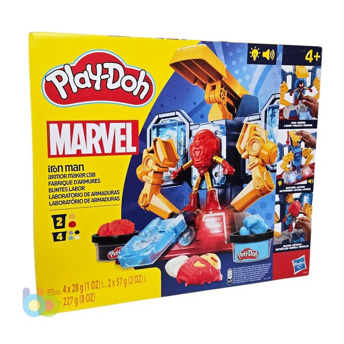 Ігровий набір для ліплення Play-Doh Marvel Iron Man Залізна людина!