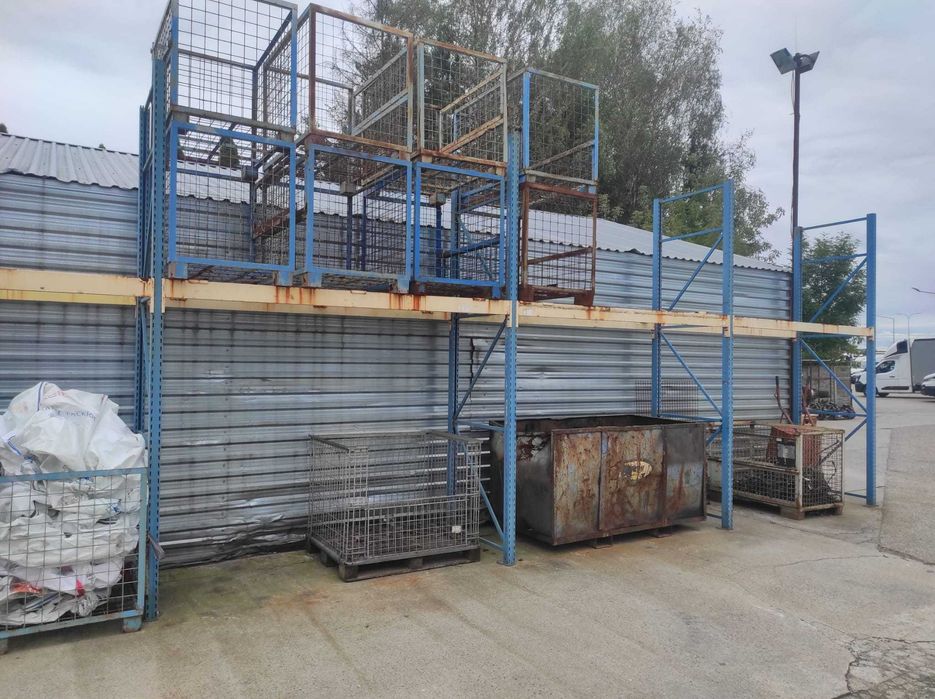 Regały magazynowe paletowe i półkowe SOLIDNE 365x104x360cm 250x84x290cm