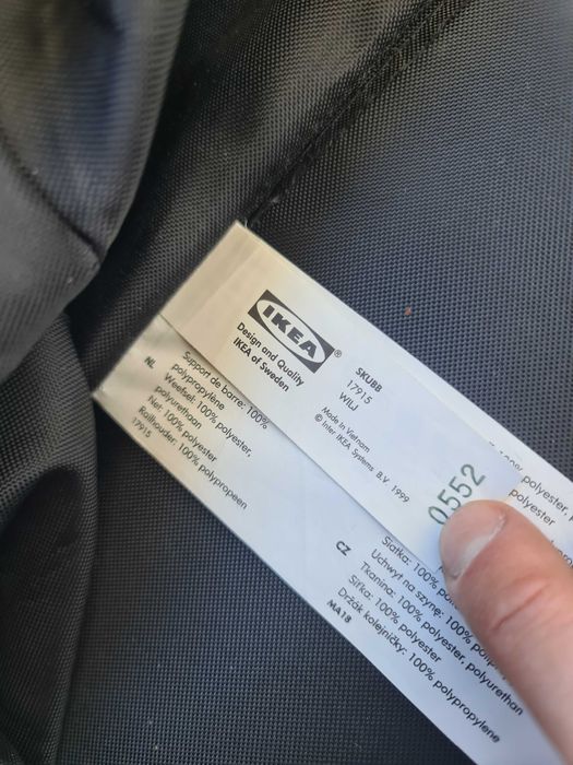 Saco Organizador IKEA Skubb 17915 | Black Storage Bag